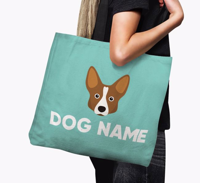 Personalized {dogsName} Icon Canvas Bag